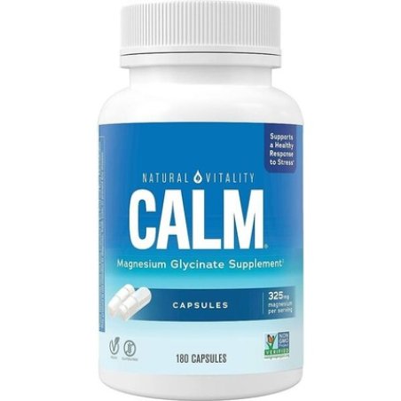 Natural Vitality Calm Magnesium Glycinate 180 Capsules