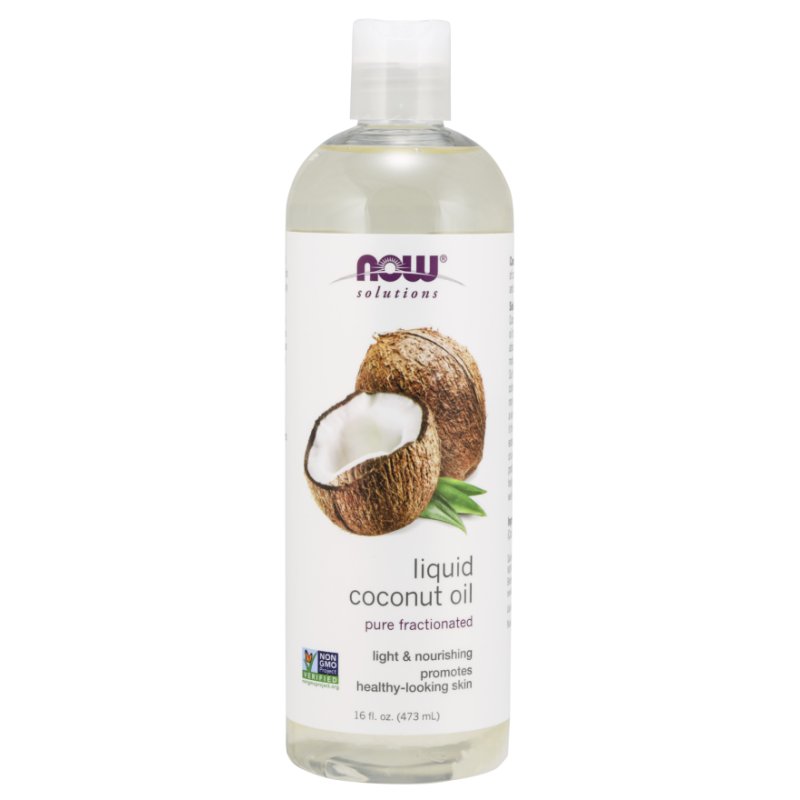 Now Foods Liquid Pure Fractionated Coconut Oil 473 Ml