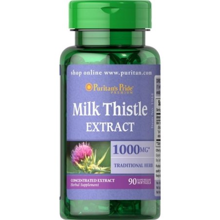 Puritan's Pride Milk Thistle 1000mg 41% Extract Silymarin