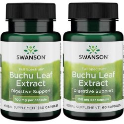 Swanson Buchu Leaf Extract Herbal Supplement 60 Capsules 100mg