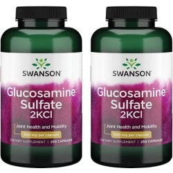 Swanson Glucosamine Sulfate 2kcl 500 Milligrams 250 Capsules 2 Pack