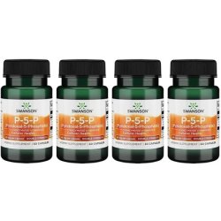 Swanson Pyridoxal5phosphate Coenzymated Vitamin B6 40mg 60 Capsules