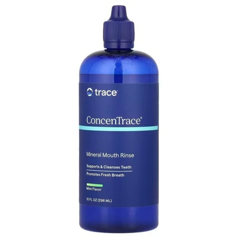 Trace Minerals Concentrace Mineral Mouth Rinse Mint 296 Ml
