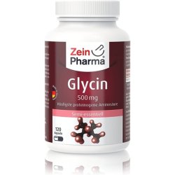 ZeinPharma Glycin 500mg 120 Capsules - Part of Connective Tissue and All Proteins - Made in Germany