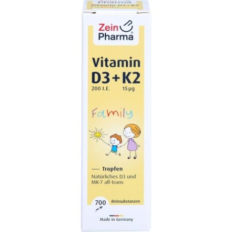 Vitamin D3 K2 Mk7 Family Oral Drops 20ml