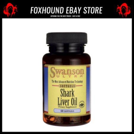 Swanson Shark Liver Oil Softgels 60