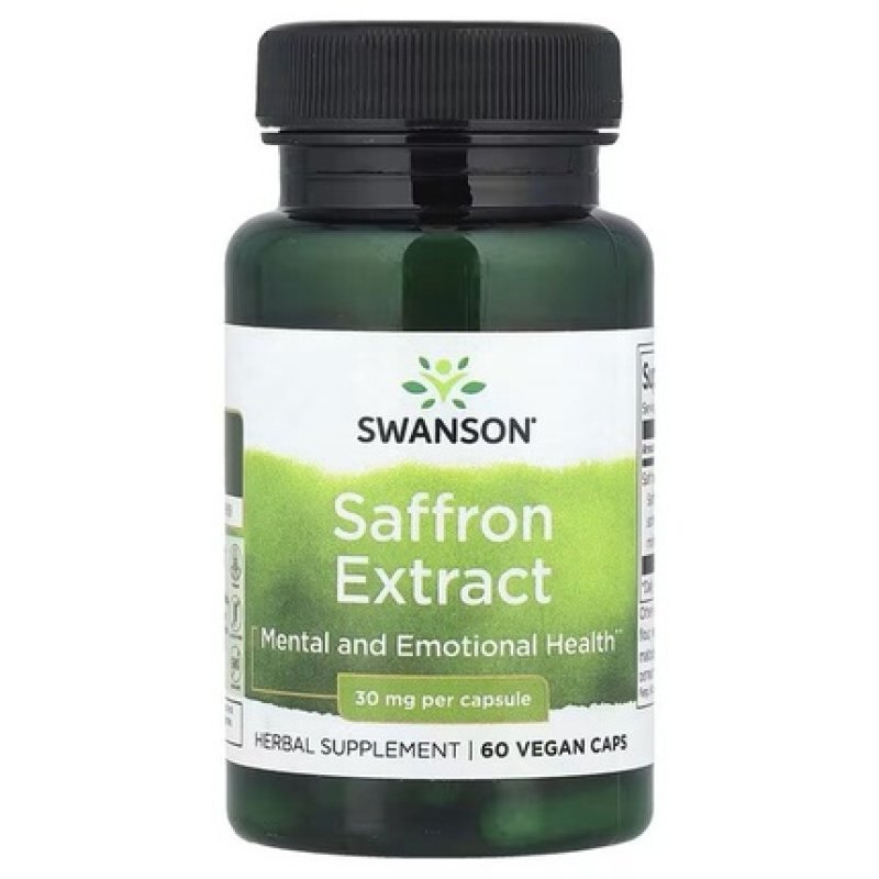 Swanson Saffron Extract 60 Vegetable Capsules