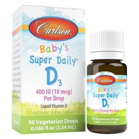 Carlson Laboratories Super Daily D3 For Baby 0086 Fl Oz