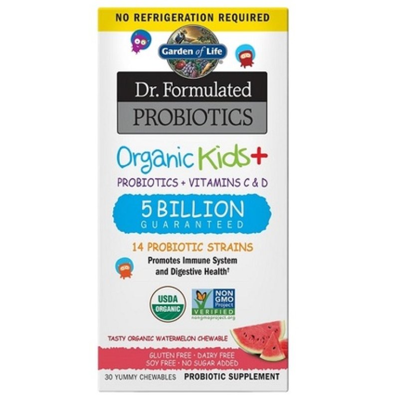 Garden Of Life Dr Formulated Probiotics Kids Watermelon 30 Chewables
