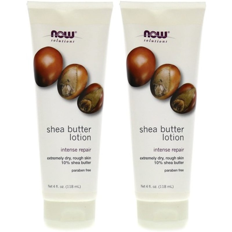 Now Foods Shea Butter Lotion 4oz - Pack of 2