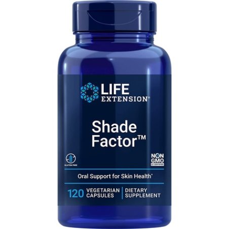 Life Extension Shade Factor Safeguard Your Skin from the Inside Out 120 Vegetarian Capsules