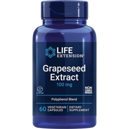 Life Extension Grapeseed Extract 100mg 60 Vcaps