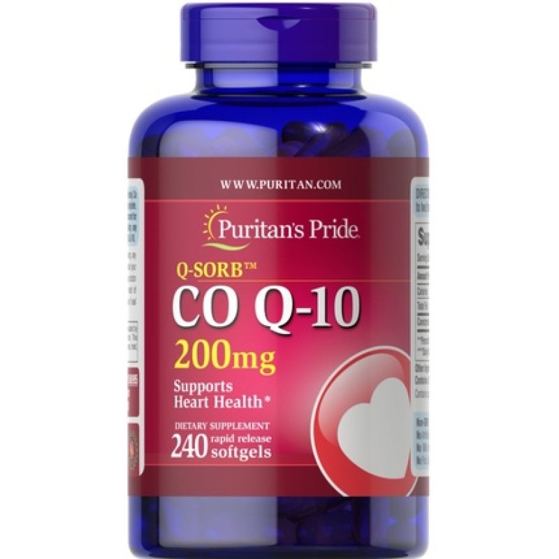 Puritan's Pride Coenzyme Q10 200mg 240 Softgels