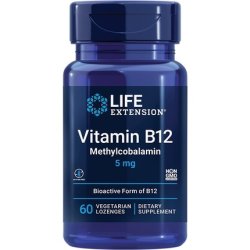 Life Extension Methylcobalamin 5mg Vegetarian Lozenges 60 Count
