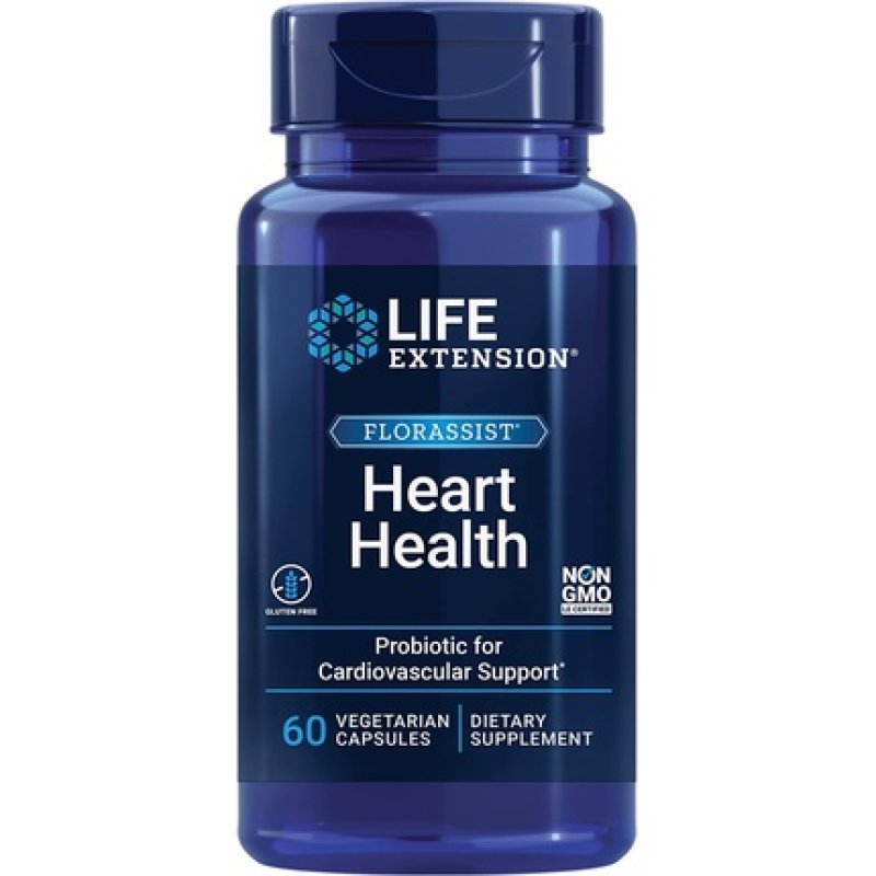 FlorAssist Heart Health Probiotic 60 Vegetarian Capsules
