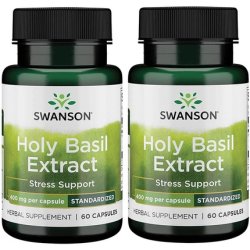 Swanson Holy Basil Extract 400mg 60 Capsules
