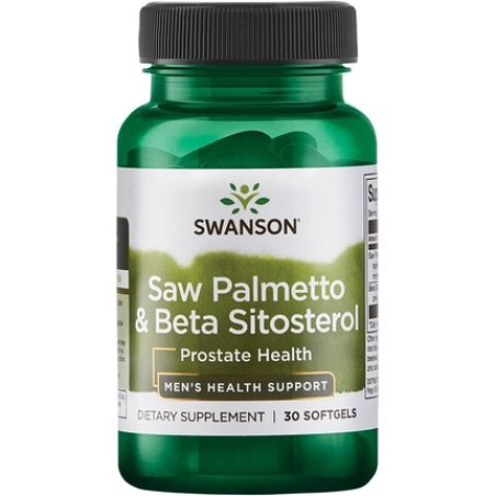 Swanson Saw Palmetto and Beta Sitosterol 30 Softgels