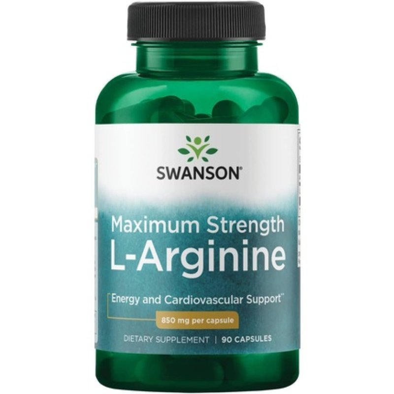Swanson Super-Strength L-Arginine 850mg 90 Capsules
