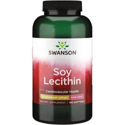 Swanson Lecithin Non-GMO 1200mg 180 Softgels