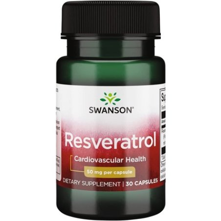 Swanson Resveratrol 50 50mg 30 Capsules