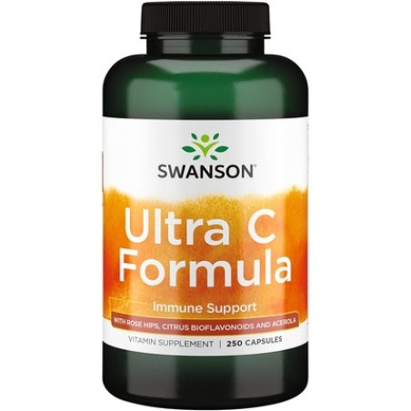 Swanson Vitamin C Formula Immune System Support Skin Cardiovascular Health Antioxidant Supplement 50mg 250 Capsules