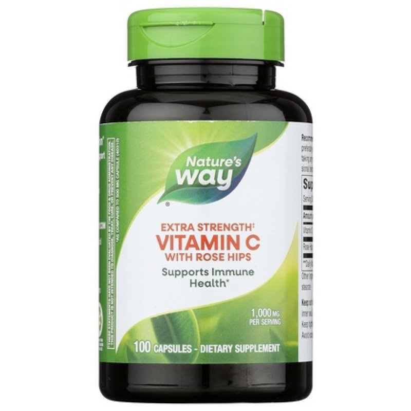 Nature's Way Vitamin C 1000 With Rosehips 100 Count