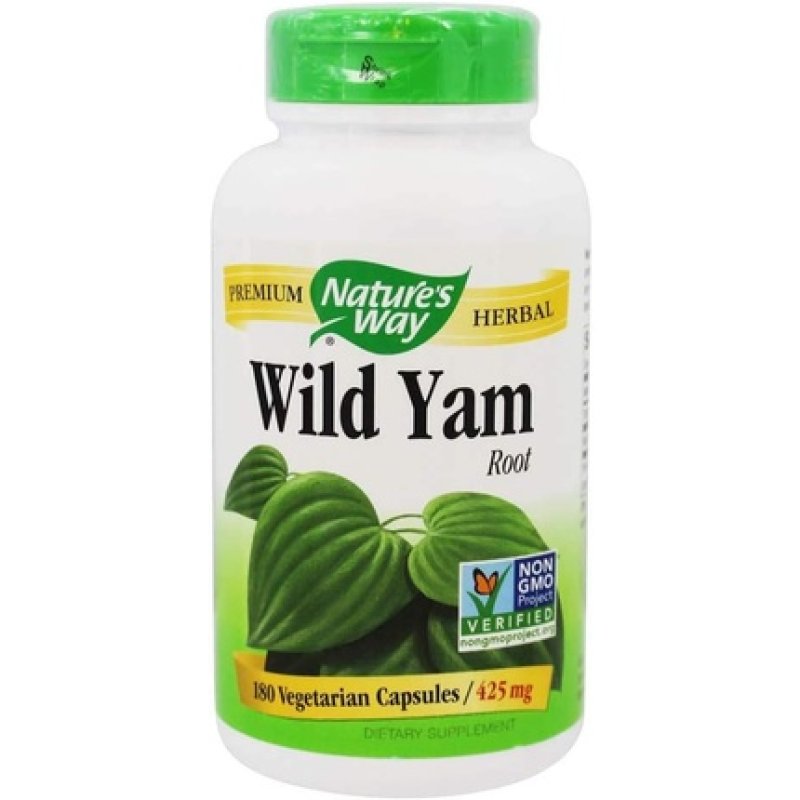 Nature's Way Wild Yam 180 Vegicaps