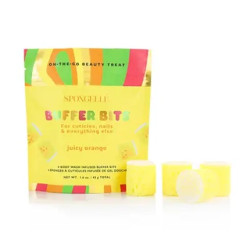 Spongell Minis Infused Sponges For Cuticles And Nails Juicy Orange