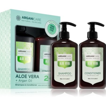 Arganicare Aloe Vera Duo Box Gift Set Hydrating Effect