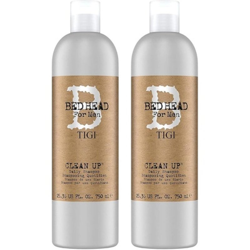 Tigi Bed Head For Men Clean It Up Twin Pack Of Shampoo 2 X 750 Ml