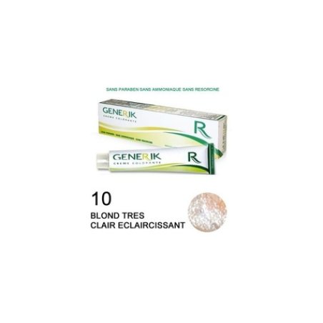 Generik Coloration Without Ammonia 10 Very Light Blonde Lightening