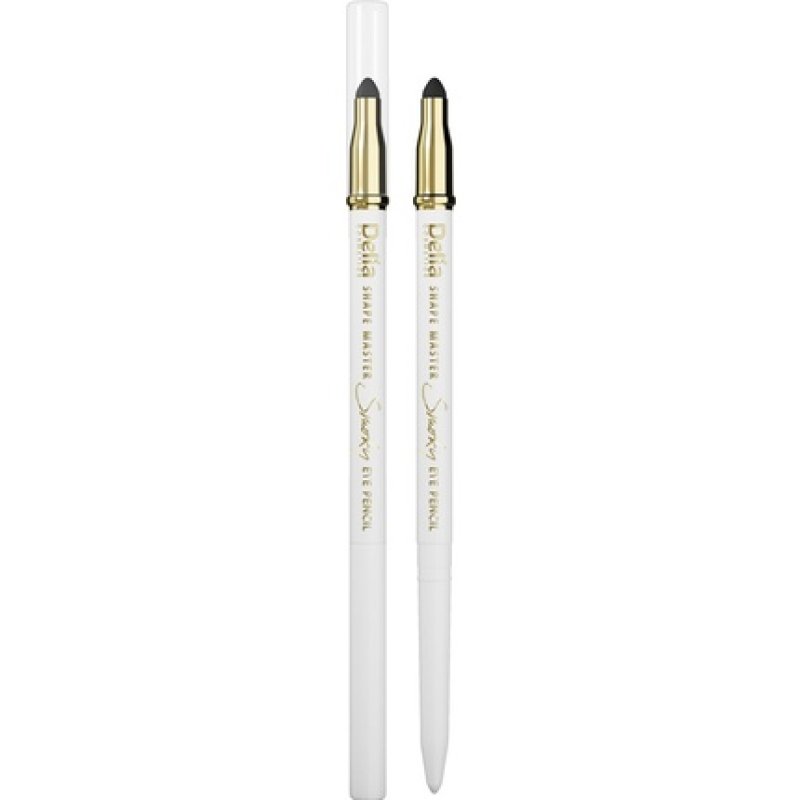Delia Delia Cosmetics Shape Master Eye Pencil With Sponge Smoky Eye White