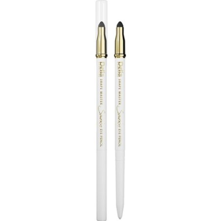 Delia Delia Cosmetics Shape Master Eye Pencil With Sponge Smoky Eye White