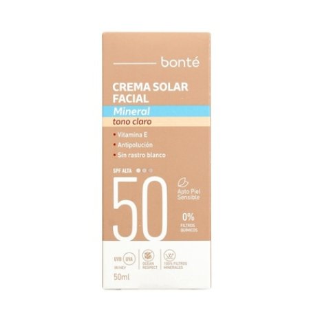 Bonte Mineral Light Sunscreen Spf50 50ml