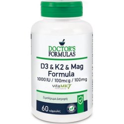 Doctor's Formulas D3 K2 Magnesium Formula For The Bones And Muscles 60 Capsules