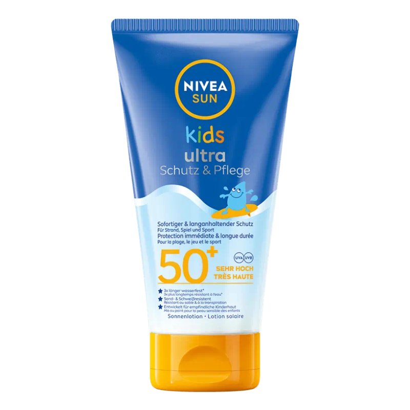 NIVEA Kids Ultra Lotion d’écran solaire Corps 50 Enfants
