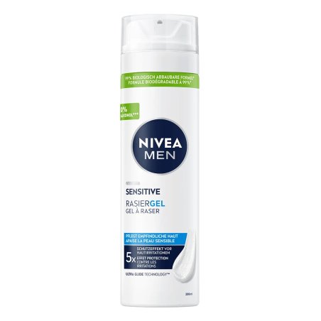 NIVEA MEN Sensitive Gel de rasage Hommes 200 ml