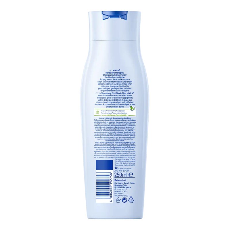 Nivea Shampoo Blonde Silver