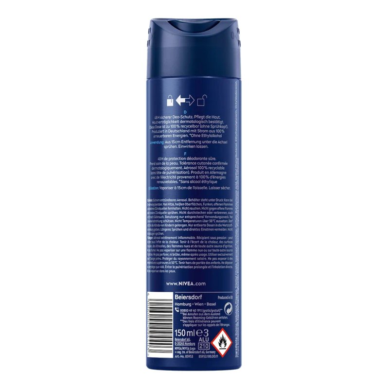 Nivea Men's Deodorant Spray Protect & Care