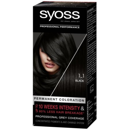 SYOSS 4015100817508 couleur de cheveux Noir