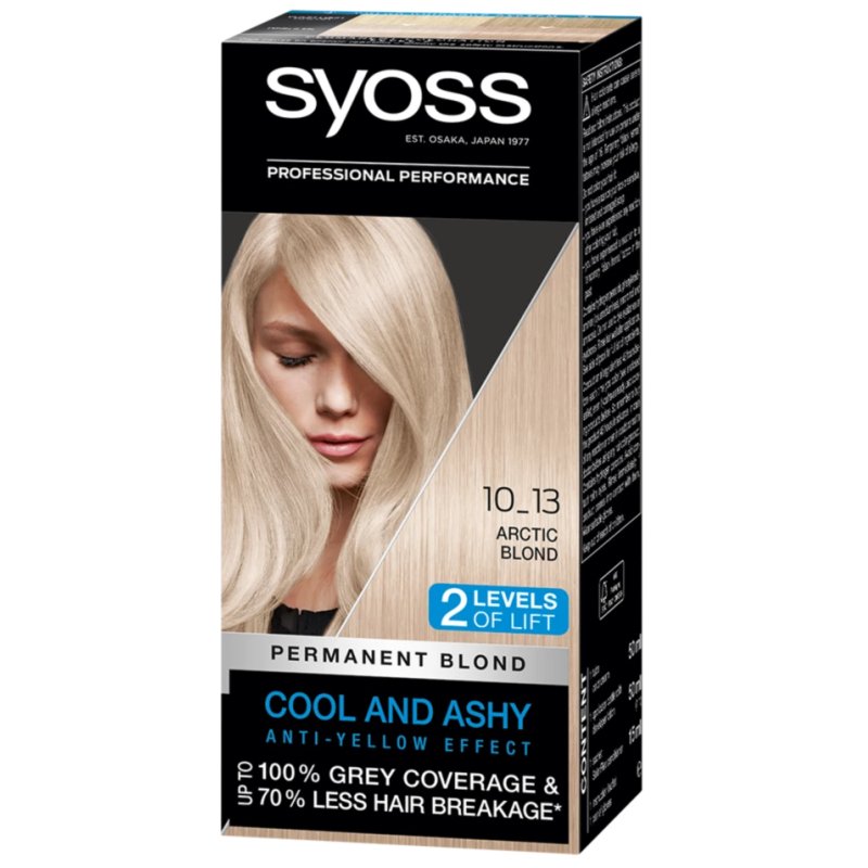 Syoss Color 1013 Scan Blond Hair Color By Syoss