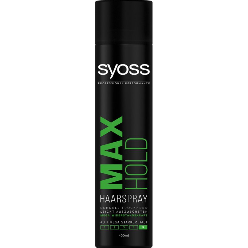 Syoss Hair Spray Max Hold 400ml Strong Hold For Longlasting Style