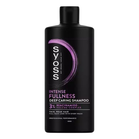 SYOSS Intense Fullness Shampoing Professionnel Femmes