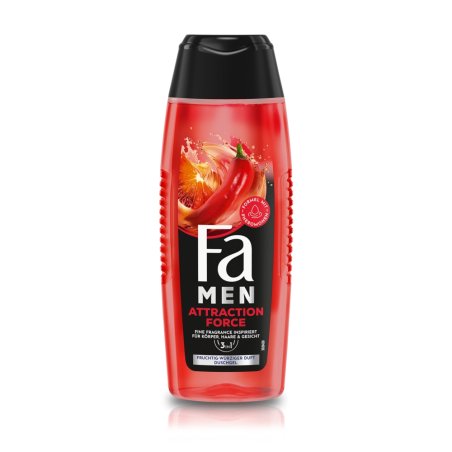 Fa Men Attraction Force 250 ml Shower gel Body & face & hair Orange, Pepper