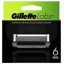 Gillette Labs, Systemklingen 6er razor blades 6 pc(s) Stainless steel Men
