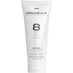 Organicals Bronze Sun Protection Low Spf 8 Tanning Cream With Uvauvb Filters Spf 8