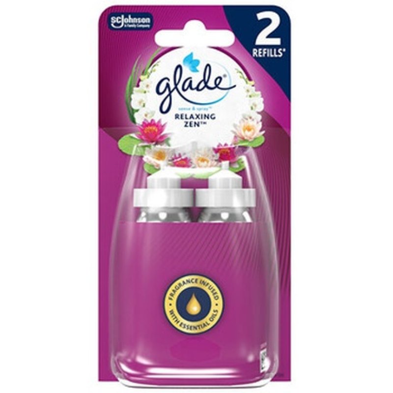 Glade Sense & Spray Relaxing Zen Duo Air Freshener Refill Set