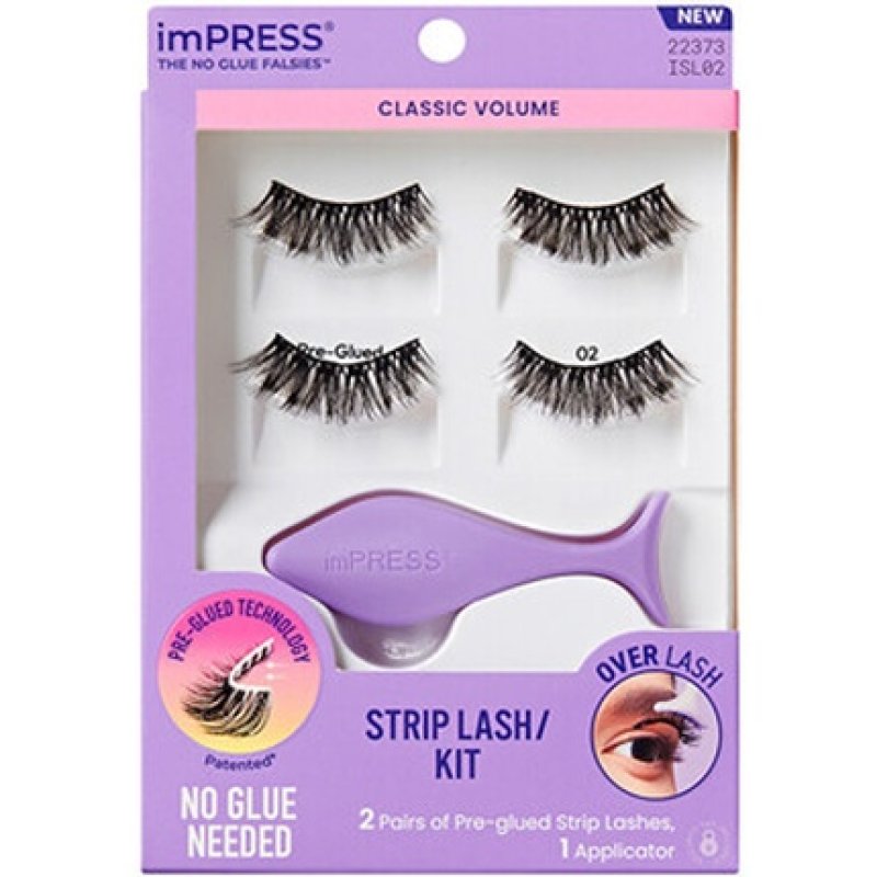 Kiss My Face Impress No Glue Strip Lash 02 Artificial Lashes