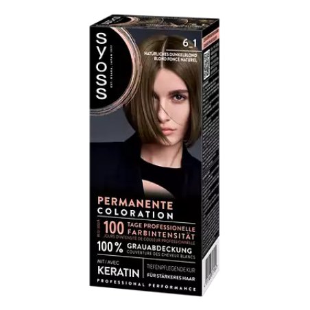 Syoss Color Dark Blonde 61 Hair Color By Syoss
