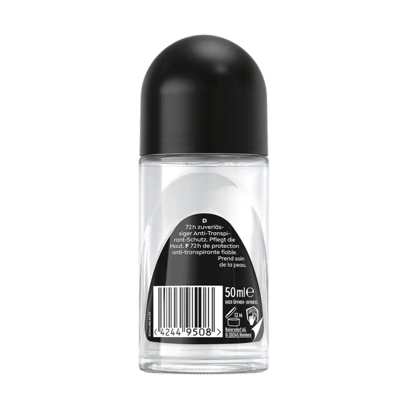 Nivea Men Deodorant Rollon Invisible Black And White